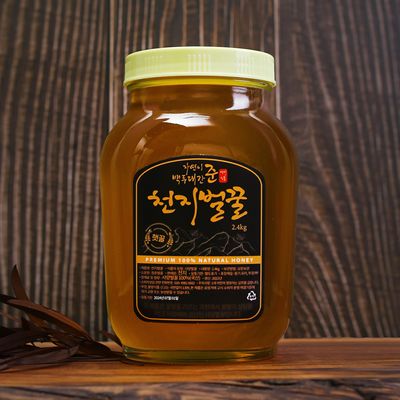 [요리조리] 국내산 잡화 벌꿀 2.4kg 2병