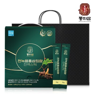 [동의삼] 천녹용홍삼침향 진액스틱 (10g*100포)