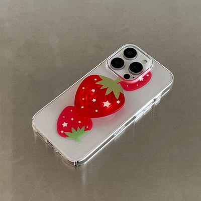 strawberry star 디자인 [레드 아크릴스마트톡]