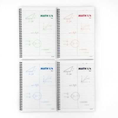 꿈드림22 위드나 PP 4분할 수학노트 B5 50매 80-0079
