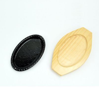 법랑 점타원 철판 목판받침 세트 2호(WFIHGKI)