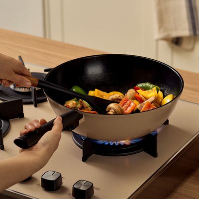 바겐슈타이거 톤앤톤 티타늄 궁중팬 28cm (오트밀)