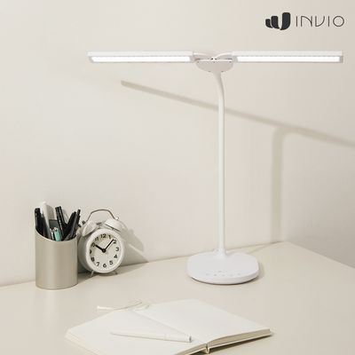인비오 듀얼 LED스탠드 학생 공부 독서 책상 학습용