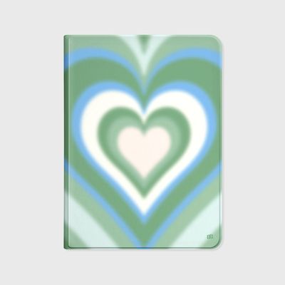 선셋 하트 그린(아이패드-커버)