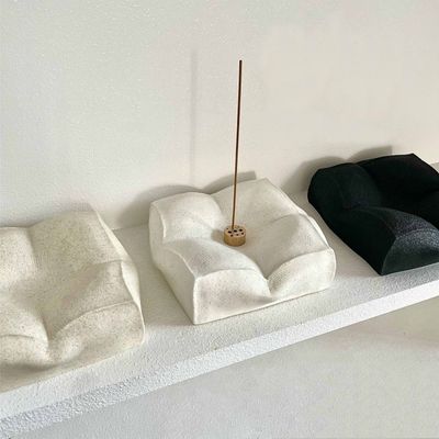 두부 쿠션 테이블 인테리어 세라믹 인센스 홀더
