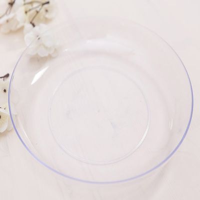 아크릴 플라스틱 원형 수반 23cm 인테리어 장식 소품