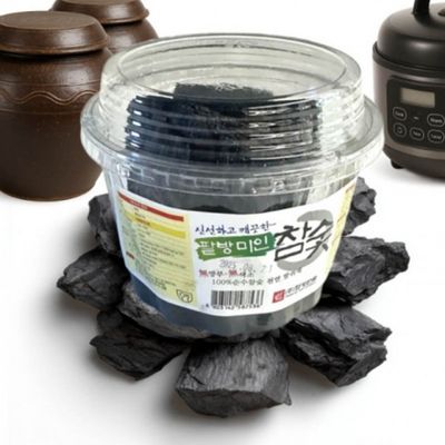 탈취 숯 팔방미인 참숯 210g 공기정화참숯