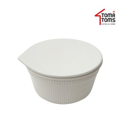 백사발 컵라면 도자기 안심용기(용기+뚜껑) 무지_일반