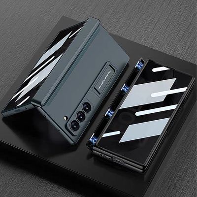 갤럭시 z폴드 7 6 5 사생활보호 풀커버 거치대 케이스