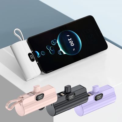 아우라 파워 보조배터리 5000mAh C타입with8핀 일체형