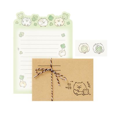 아트박스 클로버 햄스터 편지지