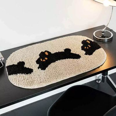 래빗 논슬립 포인트 방석 러그 40x60cm