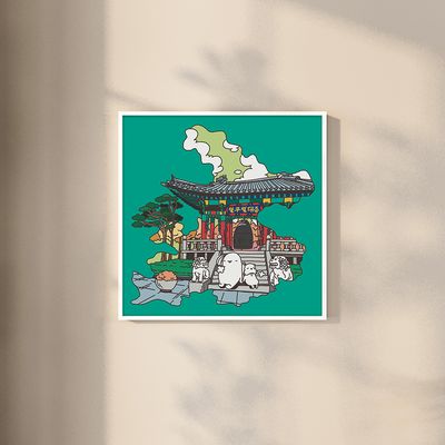 국채보상운동기념공원, 진현수 작가 그림