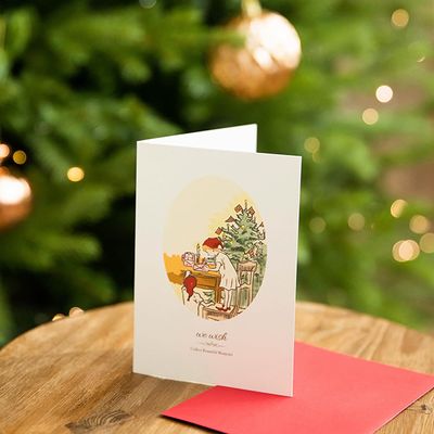 오호리 크리스마스 카드 | 리틀 레드 엔젤 