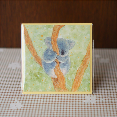 [수채 동물 카드] 코알라 ‘완벽한 낮잠 장소’