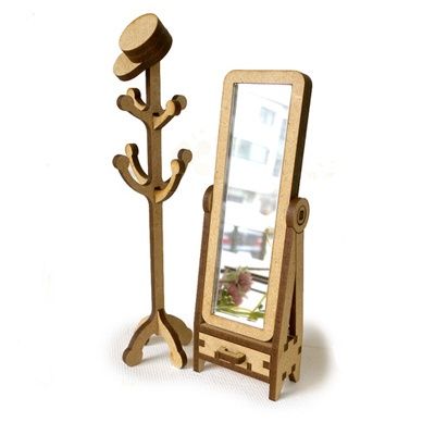 [바우하우스] 하우스 시리즈 : HE-02-전신거울 옷걸이