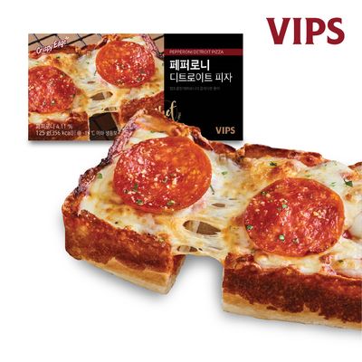 [빕스] 페퍼로니디트로이트피자 125g 2팩
