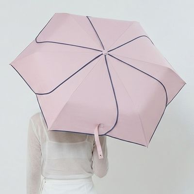 꽃잎 Lily 자외선차단 초경량 암막 3단 접이식 양우산