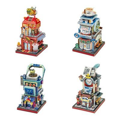 3D메탈퍼즐 월드투어 서방국가 4종 모형 만들기