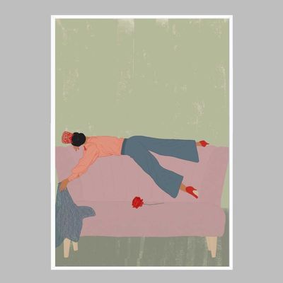 일러스트 인테리어액자 A2사이즈(WFFW3IJ)