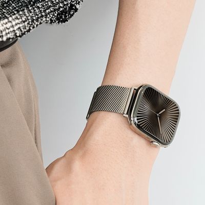 apin 애플워치 메시 밀레니즈 메탈 스트랩 10 9 8 SE