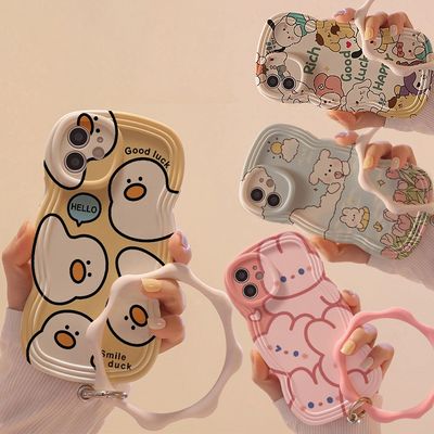 갤럭시 s26 25 24 23 22 동물 캐릭터 물결 링 케이스