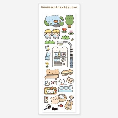 [유오코] 쫀득 씰스티커 [공원 피크닉]