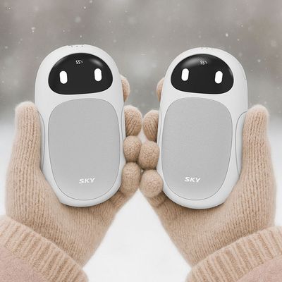 스카이 로보 2in1 충전식 손난로 전자 핫팩 C타입 HWR