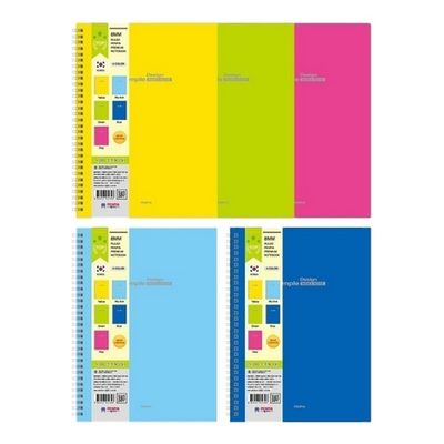 5000 스프링 PP노트 대 16절 필기노트 190X260mm108매