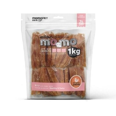 반려견 모모 사사미 치킨슬라이스1kg 애견 노즈워크 육포 건조 간식 특식 생일잔치 오래먹는간식 보상 훈련(WFOMHG1)