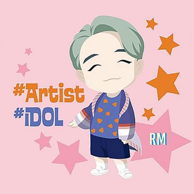 BTS 그림그리기 세트 CHARACTER RM 25x25