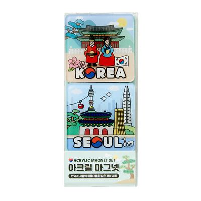 아트박스 코리아서울2 아크릴 마그넷 2set