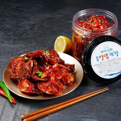 [밥상도둑] 연평도 숫게 양념게장(800g) 1개