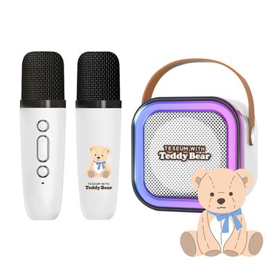 [Teddy Bear] 테디베어 듀얼마이크 노래방 세트