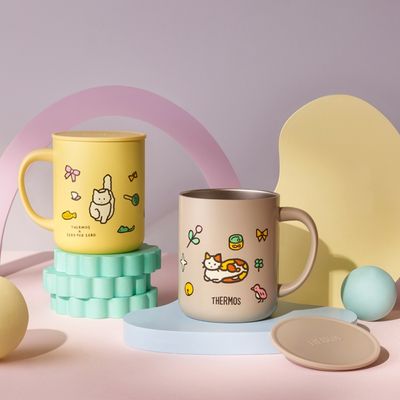 [써모스] 보온보냉 제로퍼제로 반전 머그컵 JDG-450KC