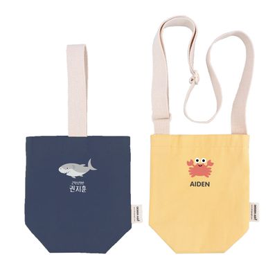 [주문제작]텀블러 미니에코백 컬러아쿠아