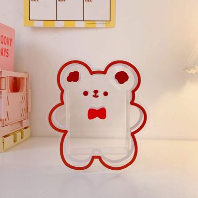 베리베어 귀염뽀짝 아크릴 펜홀더 25종_리본베어