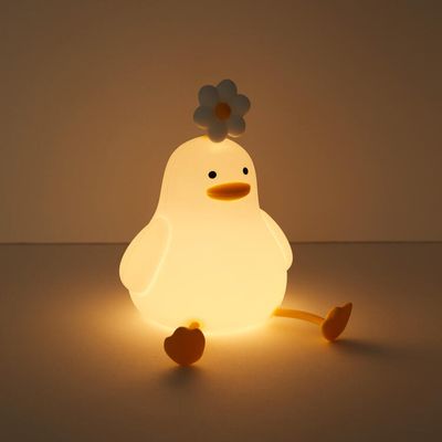 아트박스 플라워 오리 무드등 충전식