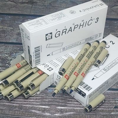 사쿠라 피그먼트 캘리그라피펜-피그마 그래픽 12자루