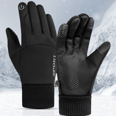남성 아웃도어 방한 기모장갑 겨울 트레킹(WFGEM4M)