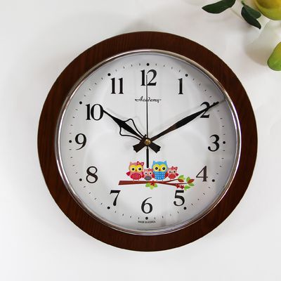 무소음 행복부엉이 벽시계 CHT-293