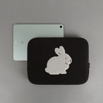 자수 노트북파우치_해피래빗 시리즈(ipad 11/13/15)