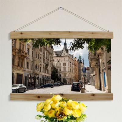 ih959-우드스크롤_60CmX40Cm-체코도시풍경