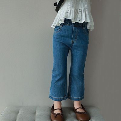 세미부츠컷 여아 중청 데님팬츠 205996