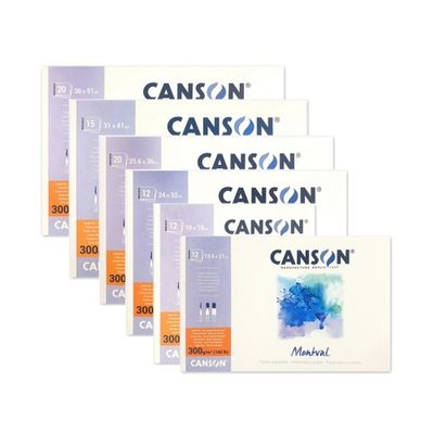 캔손 몽발 수채패드 300G 1면제본 13.5X21