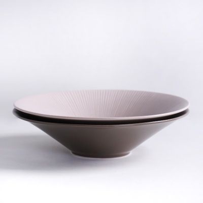 라일 국산 도자기 삼각 샐러드볼, 파스타볼 2color