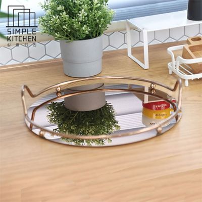 [HOT딜][심플키친] 원형 미러 서빙 트레이