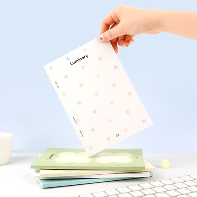 [대시앤도트] 2026 루미너리 먼슬리 다이어리(날짜형)