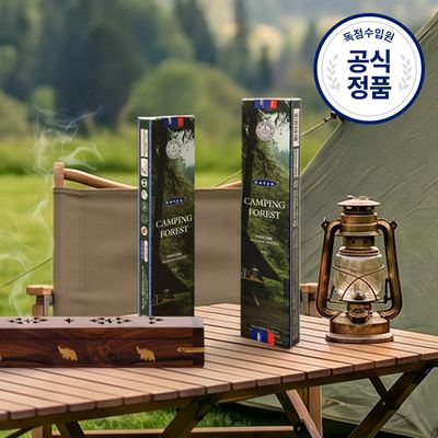 사티아 나그참파 캠핑포레스트 퍼퓸 인센스 스틱 25g