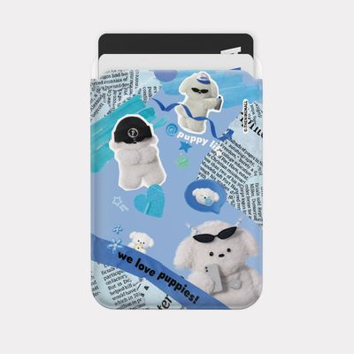 puppy collage [맥세이프 카드슬롯]